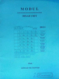 Image of Modul Hisab Urfi