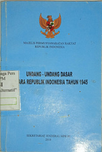 Image of Undang-Undang Dasar Republik Indonesia Tahun 1945