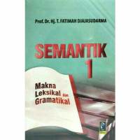 Image of Semantik 1: Makna Leksikal dan Gramatikal