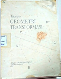 Image of Pengantar Geometri Transformasi