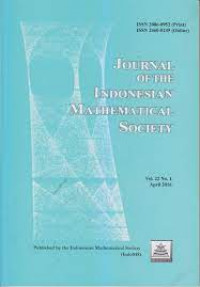Image of Journal Of the Indonesian Mathematical Society