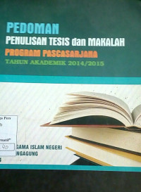 Image of Pedoman Penulisan Tesis dan Makalah Program Pascasarjana