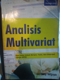Image of Analisis Multivariant
