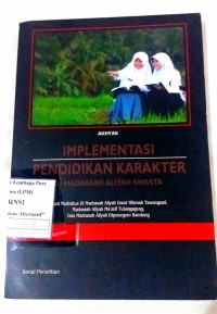 Image of Implementasi Pendidikan Karakter di Madrasah Aliyah Swasta