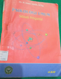 Image of PSIKOLOGI  UMUM: Sebuah Pengantar