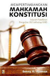 Image of Mempertimbangkan Mahkamah Kostitusi